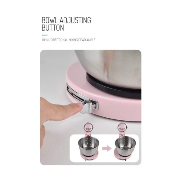 DSP stand mixer bowl-adjusting button