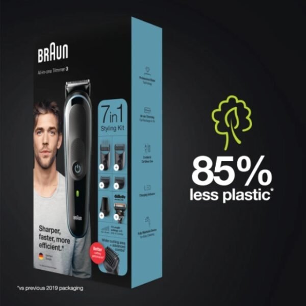 Braun trimmer less plastic