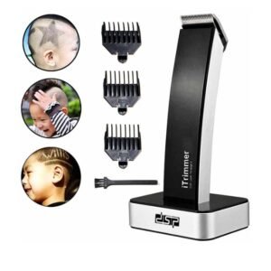 DSP Rechargeable Hair Trimmer, Base, 3 Combs