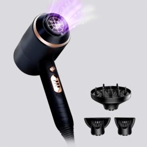 Kemei 4000W Ionic Hair Dryer with Diffuser Head