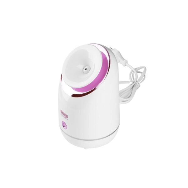 Side view of the sleek DSP facial steamer against a white background.