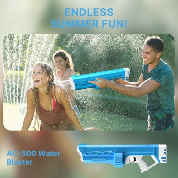 Unlimited summertime fun with the AC-500 water blaster.