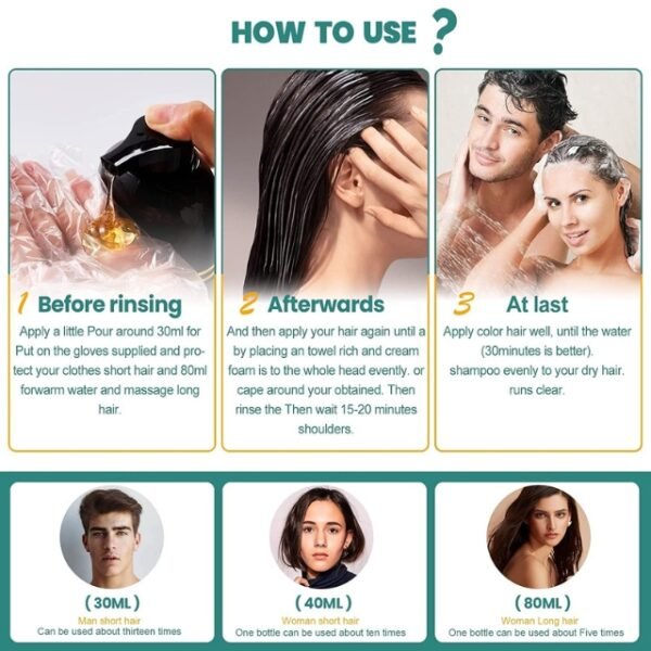 MEIDU Hair Dye Shampoo: Step-by-Step Instructions for Effortless Showering.