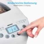 Sleek Medion bread maker with user-friendly digital panel for easy control.