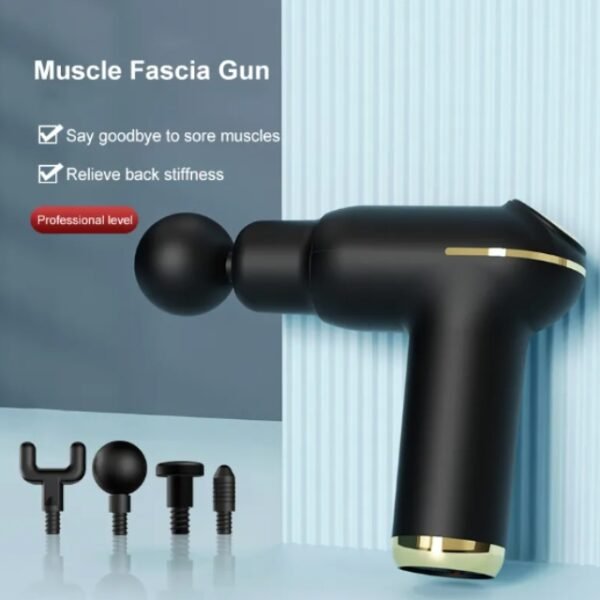 Powerful fascial massaging gun for quick pain relief.