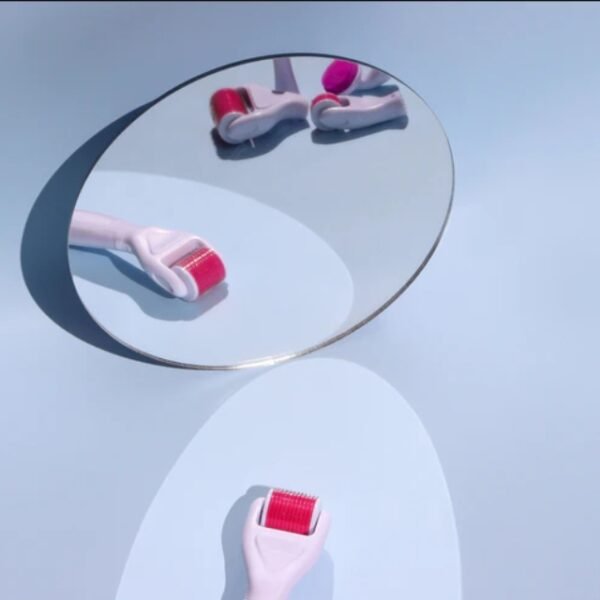 Picture showcasing the 8-in-1 Derma Roller System Kit from various angles, ready to transform your skin.