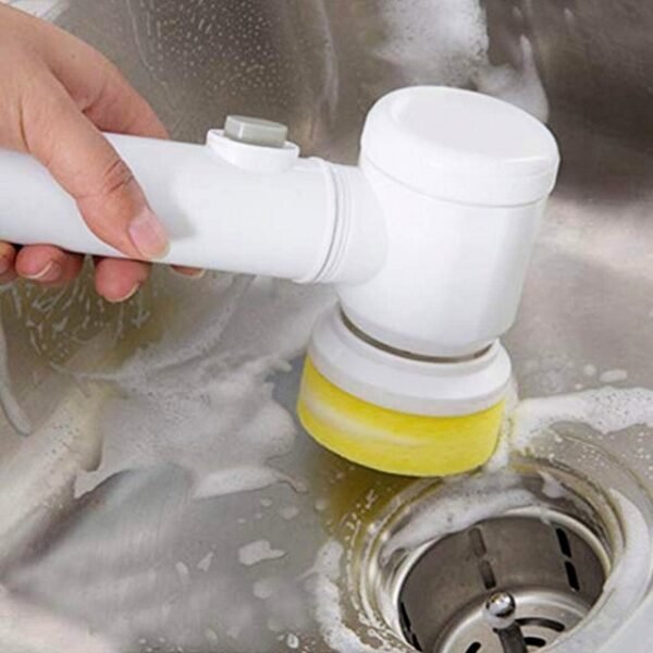 Scrubbing Hard-to-Reach Spots in Sinks for Germ-Free Cleanliness