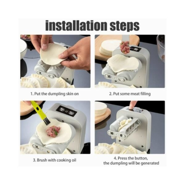 Installation Steps: Automatic Dumpling Maker Guide.