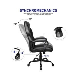 BASETBL Desk Chair, Racing Style, Ergonomic