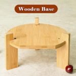 Robust Bamboo Base for Secure Support.