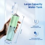 Removable 300ml water tank, safe and waterproof.