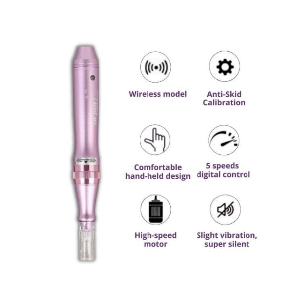 Wireless Design for Added Convenience: Dr. Pen Microneedling Pen.