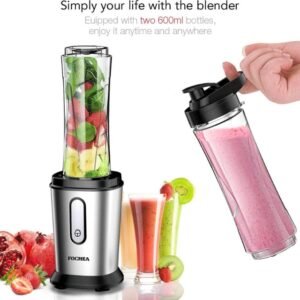 Fochea Smoothie Maker with 2 Juice Bottles