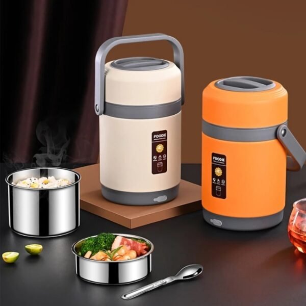 Two Thermal Containers for Quick and Easy Food Warming