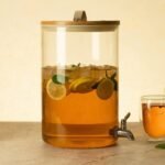 Versatile Dispenser with or Without Bamboo Base.