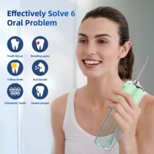 Dental Water Flosser with 4 Nozzle Tips