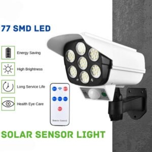 Solar Sensor Light with Motion Detection and Remote Control