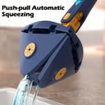 Quick-Drying Action with Push-Pull Squeezing Butterfly Mop.