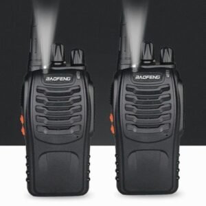 Baofeng Walkie Talkies, 1.5A Battery, 4+ Mile Range, 2 Radios