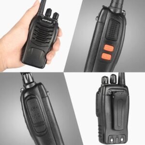 Baofeng Walkie Talkies, 1.5A Battery, 4+ Mile Range, 2 Radios