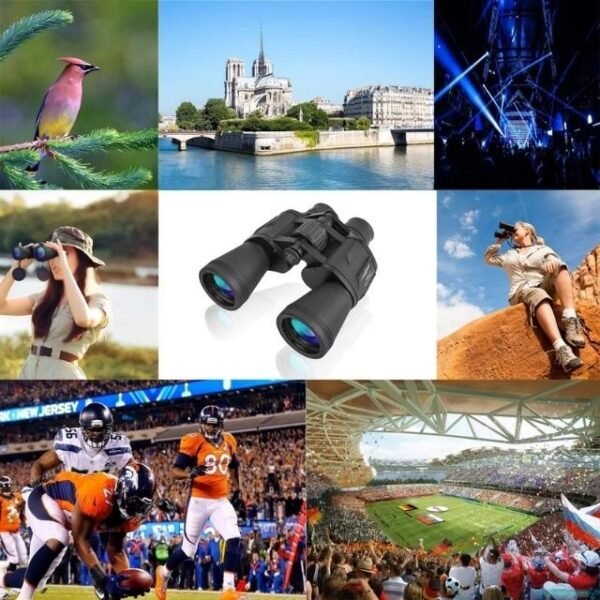 Versatile outdoor binoculars for trips, sightseeing, sports, and nature.