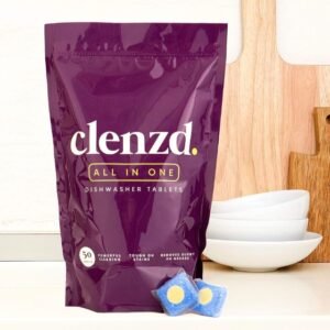 Dishwasher Tablets Clenzd, All-in-One Stain Removal Tablets