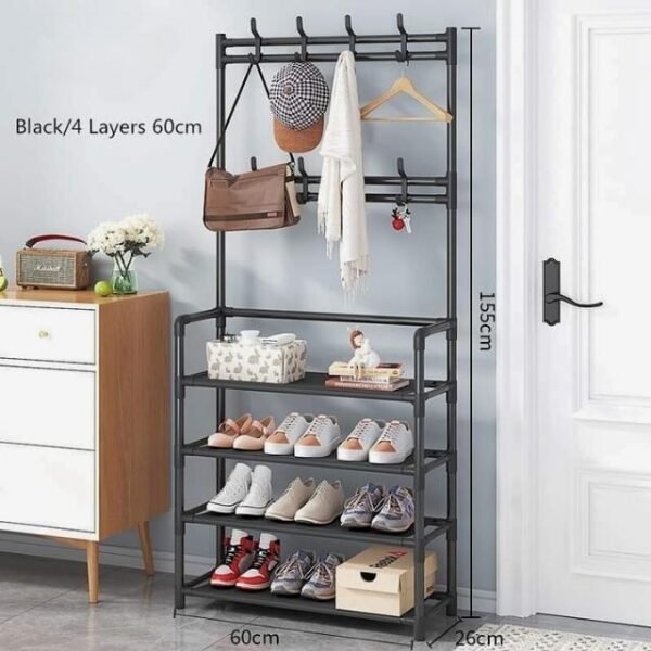 Compact Shoe Rack - 155 x 60 x 26 cm.