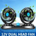 Cool Car Accessory - Dual Head Fans for Refreshing Summers.