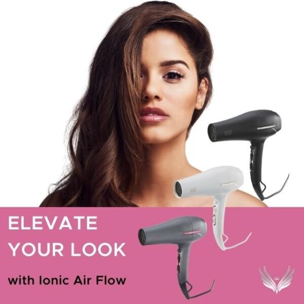 Ionic Air Flow for Stunning Hair Styles.