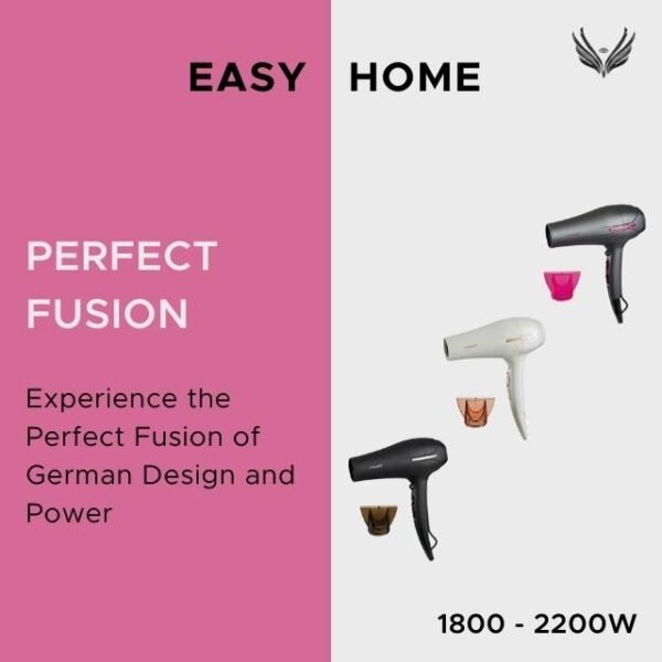 Powerful 1800-2200W Easy Home Hair Dryers.