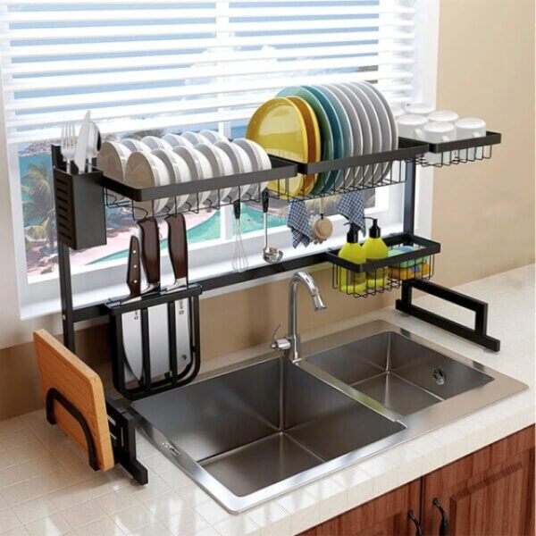 Kitchen Drying Rack: Stylish Solution Over the Sink.