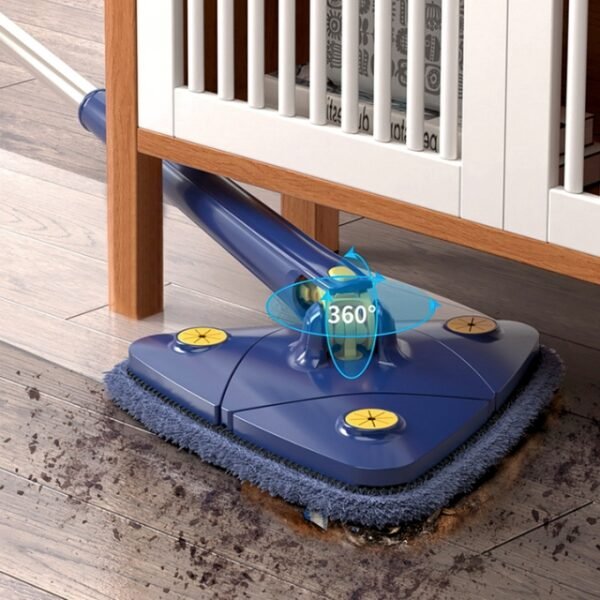 360-Degree Swivel Butterfly Mop - Perfect for Turns and Corners.