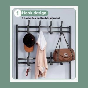 Shoe Rack Organizer, 4 Tiers, Black