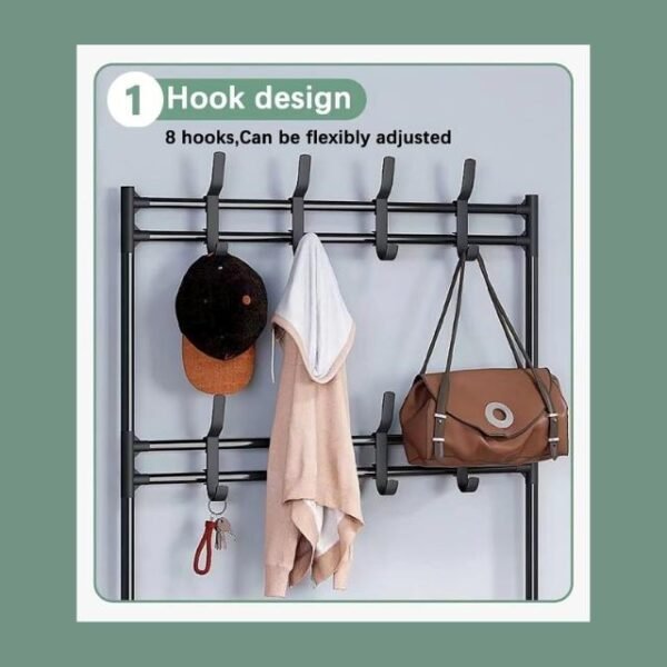 Adjustable Hooks for Hanging Clothes and Hats.