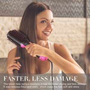 Hair Dryer One Step Brush with Ionic Care