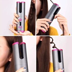 Cordless Curling Iron with 6 Timer and Heat Settings