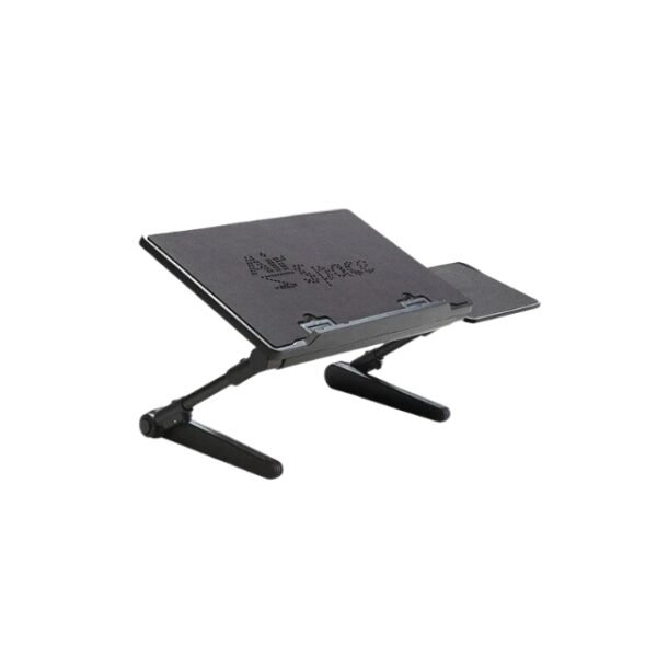 Air Space laptop table with adjustable legs and mousepad tray on white background.