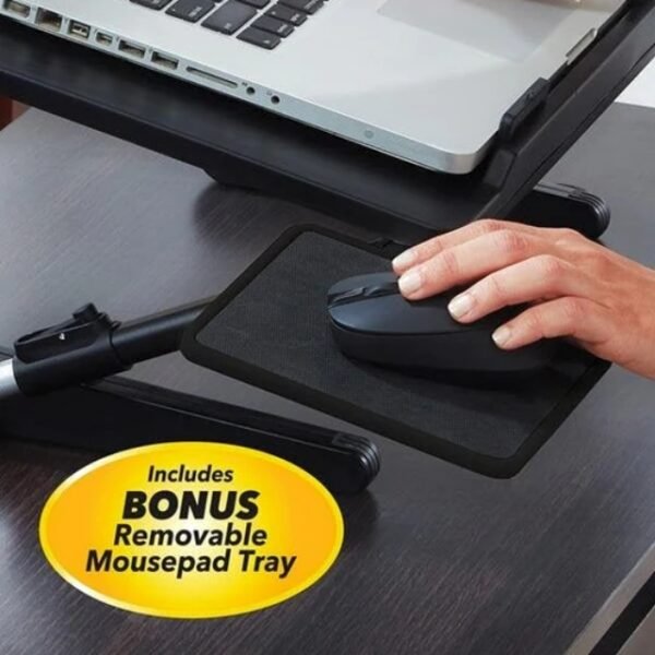 Air Space laptop table with removable mousepad tray.