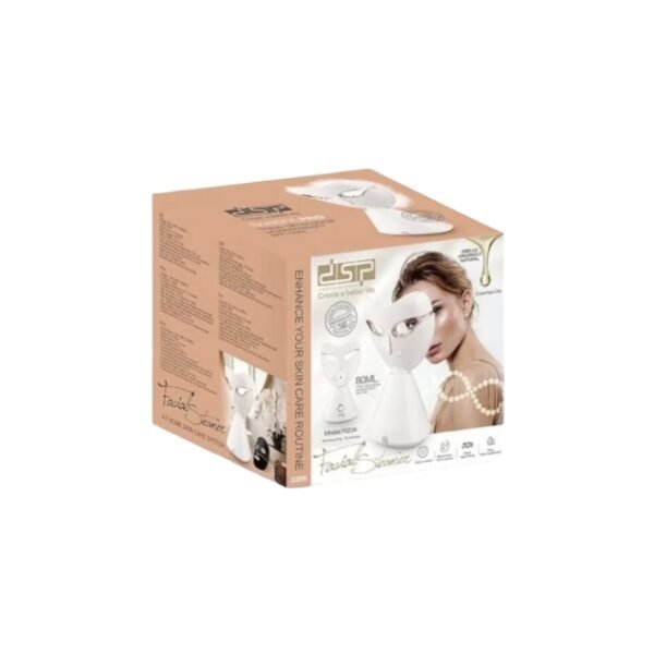 Packaged perfection – DSP facial steamer mask.