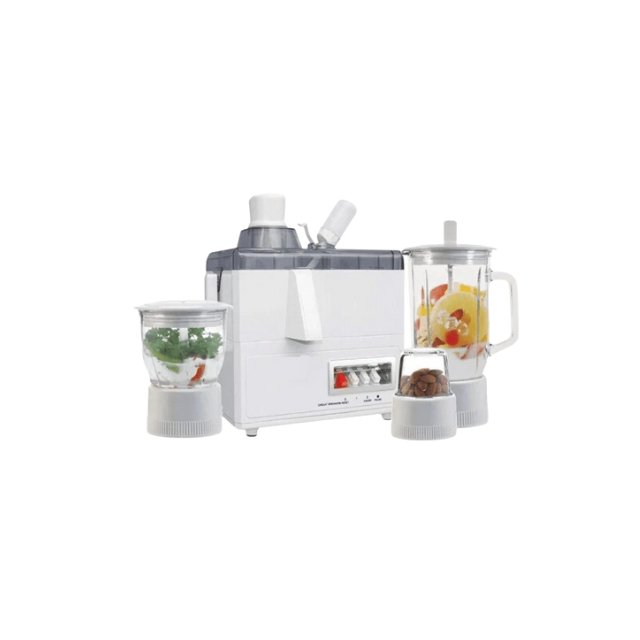 DSP KJ3053 4-in-1 Food Processor with Blender, Chopper, and Grinder.