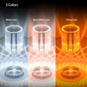 Diamond Table Lamp Modern Rechargeable RGB/3 Auras Light