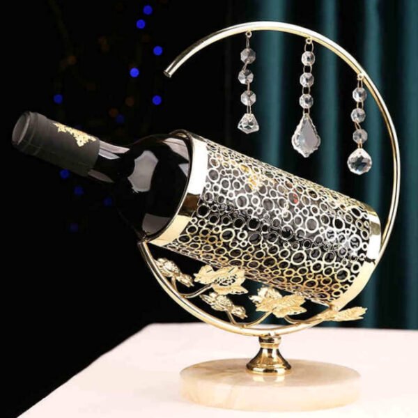 Diamond wine rack for displaying exquisite bottles in homes, restaurants, and bars.