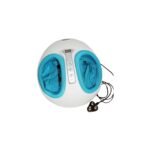 Igia Shiatsu Foot Massager with digital screen and speed/heat controls placed on white background, corded.