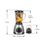 Max Bosch 1000W blender and grinder dimensions.