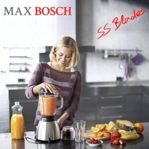 Max Bosch Blender with Grinder 1000W Stainless Steel