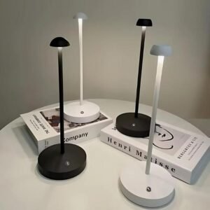 Nordic Table Lamp – Portable & Cordless Light with Touch Dimmer