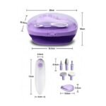 Compact and Lightweight Nail Dryer Set.