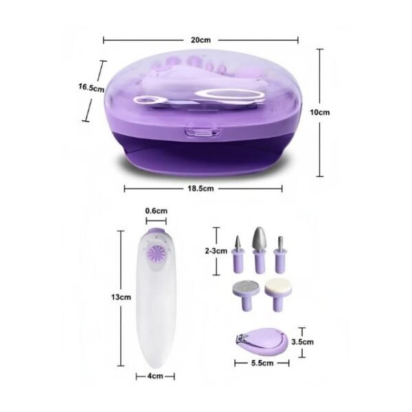 Compact and Lightweight Nail Dryer Set.