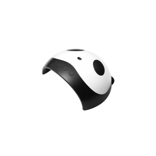 Elegant Panda UV Nail Dryer on Clean White Background.