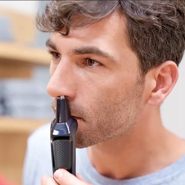 Gentleman Using Philips 6-in-1 Trimmer